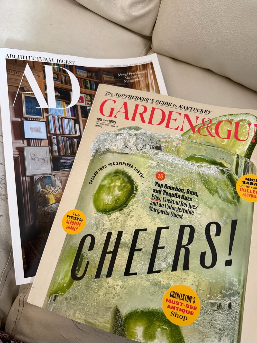 October 2026 Gardens & Gun and AD Coffee Table Magazine — Green Cover